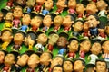 Small caricature action figure of famous footballers face