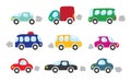 Small cars set Royalty Free Stock Photo