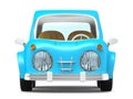 Car small cartoon front Royalty Free Stock Photo