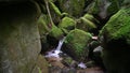 Small cascade in the austrian canyon wolfsschlucht