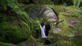 Small cascade in the austrian canyon wolfsschlucht