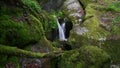 Small cascade in the austrian canyon wolfsschlucht