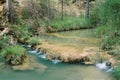 Small cascades of the Rio Blanco in Aragon Spain