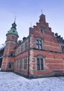 A small castel in hillerÃÂ¸d Royalty Free Stock Photo