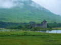 Small castle on an island Royalty Free Stock Photo