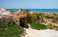 The small catacomb church of Ayia Thekla (Agia Thekla). Ayia Napa. Cyprus