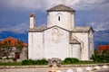 Small cathedral in Town of Nin Royalty Free Stock Photo
