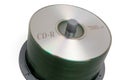 Small CD stack (with clipping path) Royalty Free Stock Photo