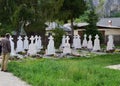 The small cemetery of Polovragi Monastery, Romania 7