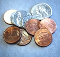 Small change in American coins