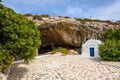 Small chapel of Agios Ioannis Spiliotis Greece Royalty Free Stock Photo