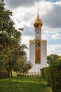 Small chapel in front of Parliament in Tirapol, Transnistria