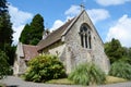 Small chapel in Lyndhurst in the New Forest Royalty Free Stock Photo