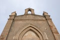 Small chapel and mountain near the monastery of Montserrat in Ca