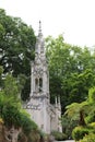 A small chapel in the Neo-Gothic style in Quinta da Regaleira in Sintra