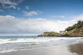 Small charming fishing village of Mompiche, Ecuador