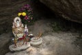 Small chinese traditional shrine in a-ma temple macau china Royalty Free Stock Photo