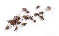 Small chocolate crumbs Royalty Free Stock Photo