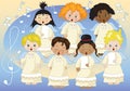 Small chorus of angels Royalty Free Stock Photo