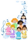 Small chorus of angels Royalty Free Stock Photo