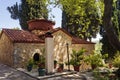 Small church inside the Orthodox monastery Moni Agiou Ioanni Theologou