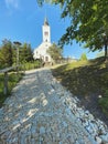 Small church in Malenovice, Beskydy Royalty Free Stock Photo