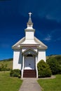 Small church in a Northern Cal Royalty Free Stock Photo