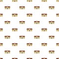 Small church pattern seamless vector