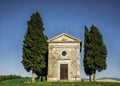 The small church of San Quirico d`orcia