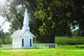 Small church in sunlight Royalty Free Stock Photo