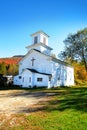 Small church in typical New England Royalty Free Stock Photo