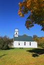 Small church in typical New England Royalty Free Stock Photo