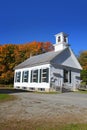 Small church in typical New England Royalty Free Stock Photo