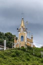 Small church typical of rural areas. Brazil Royalty Free Stock Photo