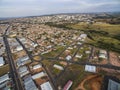 Small cities in South America, city of Botucatu in the state of Sao Paulo, Brazil Royalty Free Stock Photo