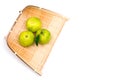 Small citron on the sieve Royalty Free Stock Photo