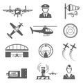 Small civil aviation, aircraft and sky transportation Royalty Free Stock Photo