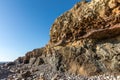 Small cliffs on la Pointe du Payre in Vendee France