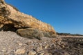 Small cliffs on la Pointe du Payre in Vendee France