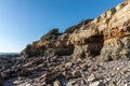 Small cliffs on la Pointe du Payre in Vendee France