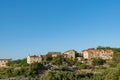 A small climatic town on the slopes of the mountain island of Hvar in Croatia