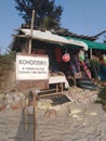 Little shop in Morjim beach, Goa, India
