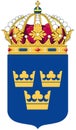 Small coat of arms of Sweden