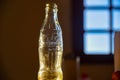 small Coca-Cola bottle backlit Royalty Free Stock Photo