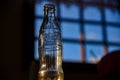 small Coca-Cola bottle backlit Royalty Free Stock Photo