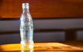 small Coca-Cola bottle backlit Royalty Free Stock Photo