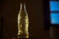 small Coca-Cola bottle backlit Royalty Free Stock Photo