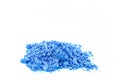 Small color powder heap blue.