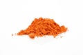 Small color powder heap orange.