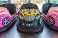 Small colored bumper cars for children Royalty Free Stock Photo